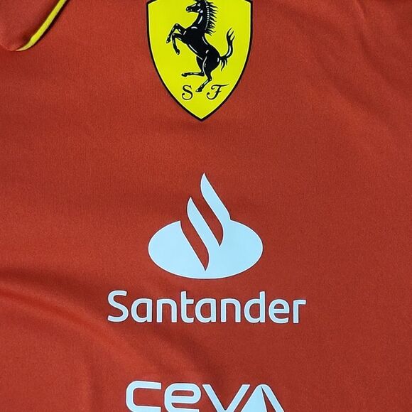 Ferrari F1 2024 Puma Pro Team Issue Men's Size 3XL Short Sleeve Polo Shirt Rare - Picture 5 of 14